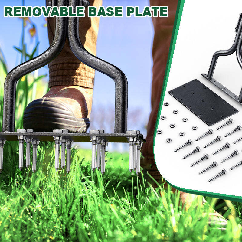 Dual-Action Lawn Aerator
